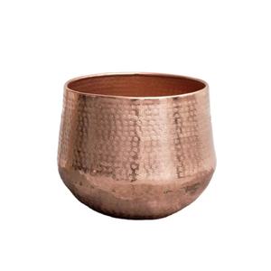 Maceta de suelo de lujo, calidad estándar, diseño martillado, macetas de Metal dorado para jardín, hogar, planta decorativa, maceta de tamaño personalizado - Product Image 1