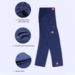 Uniformes Médicos, Conjuntos de Uniformes de Enfermera, Ropa Médica Transpirable de Poliéster, Pijamas Quirúrgicos <span class=keywords><strong>para</strong></span> <span class=keywords><strong>Hombre</strong></span> y Mujer - Product Image 4