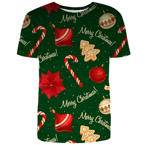 Custom Design Wholesale Very Low Price Sublimation <b>Christmas</b> T <b>Shirts</b> Hot Selling Comfortable <b>Christmas</b> T <b>Shirts</b> - Product Image 1