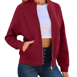 Chaquetas de bombardero para mujer Ropa al aire libre Cuello redondo Transpirable Precio barato Chaqueta de bombardero de calidad superior para mujer - Product Image 3