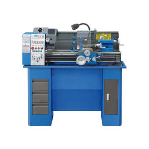 Tour CNC automatique 220V à broche unique, conception à banc horizontal pour travaux de construction moyens à lourds, état neuf, moteur inclus - Product Image 1