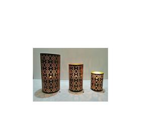 ชุดเชิงเทียนโลหะแบบทันสมัยสำหรับตกแต่งบ้านงานแต่งงานและโคมไฟสวน - Product Image 1