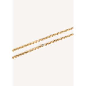 สร้อยข้อมือเพชร Petite Capri Diamond Curb Chain ดีไซน์หรูหราและสง่างาม สร้อยข้อมือและกำไลเพชร - Product Image 6