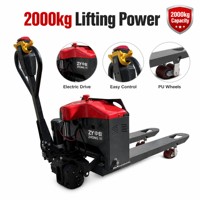 Transpalette Électrique 2500 kg 48V avec Pèse-Palette Intégré pour Entrepôt