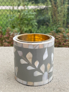 Brûleur en céramique Bakhoor de meilleure qualité fabriqué à la main Brûleur brillant multicolore avec incrustation d'os de nacre Décor de bureau Design moderne - Product Image 6