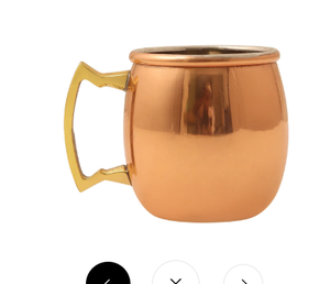 Meilleur vendeur 100% pichet en cuivre pur pichet verres martelés moscou Mule pur bière tasse en cuivre - Product Image 6