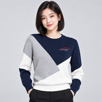 Pull pour femme de haute qualité avec tissu tricoté doux, construction chaude, coupe confortable, poignets côtelés, col rond, pour un usage décontracté en hiver
