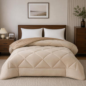 Juego de Edredón Acolchado de Doble Cara, 100% Poliéster, 300g/m², Manta Suave para Dormitorio y Uso Doméstico - Product Image 1