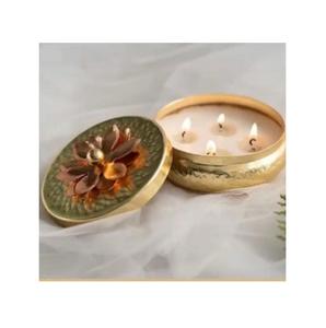 ORO RECIÉN ACABADO HIERRO VOTIVE HECHO A MANO REGALO DE BODAS Y DECORACIÓN DEL HOGAR A BUEN PRECIO - Product Image 3