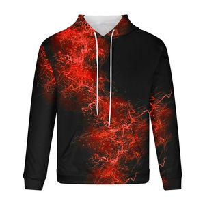 Sweat-shirt à sublimation pour hommes, personnalisable en gros, polyester vierge, pull à fermeture éclair 3D, vêtements de sport en vrac, sweat-shirt décontracté tendance, fabricant - Product Image 3