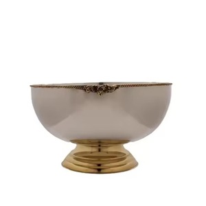 Hand Polished Metal Serving Bowl <b>Dinnerware</b> Pack for Household Dining - Product Image 5