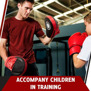 Focus Mitt Training Sparring Focus Pads Cuero de vaca Color y logotipo personalizados para luchadores profesionales y de entrenamiento - Product Image 6