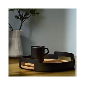 ถาดเสิร์ฟไม้แบบกำหนดเองสำหรับชากาแฟและอาหารนอกบ้านสำหรับตกแต่งบ้านและโต๊ะเสิร์ฟออตโตมัน - Product Image 3