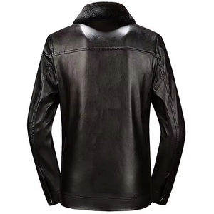 Veste en cuir 2025 de la meilleure qualité Veste en cuir décontractée imperméable Prix approprié Service OEM disponible - Product Image 2
