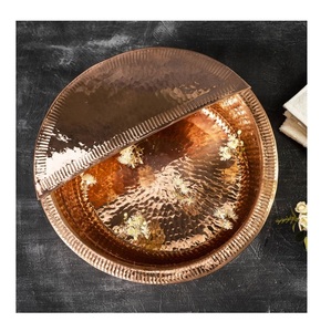 Metal Solid <b>Foot</b> <b>Rest</b> Hammered <b>Foot</b> Soak Spa Bowl Pedicure Copper Bowl For Spa - Product Image 3