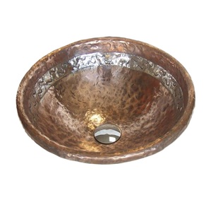 Haute vente bol unique évier rond Bronze cuivre Installation pour cuisine salle de bain forme de taille personnalisée - Product Image 5