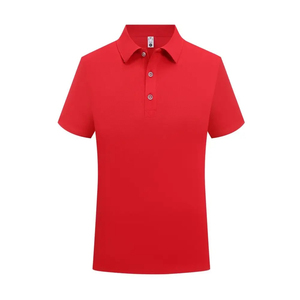 Jersey de punto de manga corta de verano para hombre sólido para Polo poliéster/algodón ecológico personalizable - Product Image 3