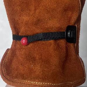 Guantes de Soldadura de Cuero Vacuno, Largos, Ignífugos, Forrados de Lana, Engrosados, Resistentes al Desgaste, para Soldadores - Product Image 3