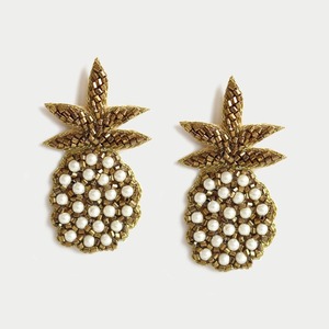 Boucles d'oreilles en coton perlé de dernière génération, bijoux de mode bouddhiste pour femmes, de haute qualité, artificiels, faits à la main, légères, forme ovale - Product Image 1