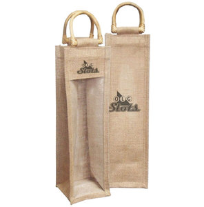 Top Vente Sac Pour Bouteille De Vin De Jute Avec Fenêtre Avec 500 pcs Petit QUANTITÉ MINIMALE DE COMMANDE À Prix Usine - Product Image 6