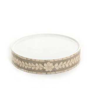 Luxury Handcrafted mop Inlay Light Blue Decorative Tray Premium Quality Serving Plate for Home Decor and Entertaining Guests - Product Image 1