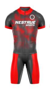 Ensemble d'uniformes de cyclisme pour hommes sur mesure de haute qualité-Vêtements de sport en polyester avec short de vélo en jersey grande taille disponible en gros - Product Image 2