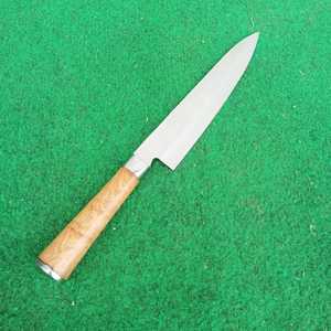 มีดเชฟทำครัวสแตนเลสมีดด้ามไม้มีดญี่ปุ่นงานแฮนด์เมดดีไซน์ใหม่พร้อมปลอกหนังแท้ - Product Image 4