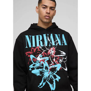 High Street Premium Printed Zipper Hoodies for Men's Breathable Customized Cotton <b>Blended</b> Full Oversized Screen Printed Hoodies - Product Image 6