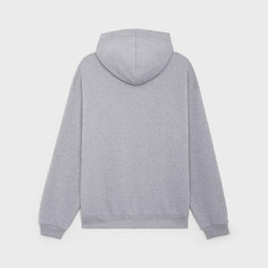 Plain Lightweight <b>Grey</b> Color Cotton <b>Fleece</b> <b>Men's</b> Hoodies Custom Design 100% Soft Cotton Hoodie For <b>Men</b> - Product Image 5