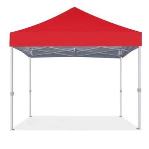 Bâche en plastique tissée imperméable de protection solaire de tissu industriel de PE rouge de haute résistance de 120gsm pour les camions simples de style enduits pour - Product Image 3