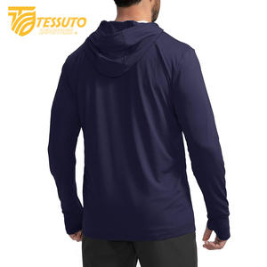 Hip Hop Style lourd 100% coton hommes Vintage à capuche broderie personnalisée de haute qualité avec fermeture éclair conception - Product Image 2