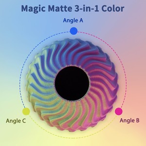 ISANMATE nueva llegada Alta Velocidad 30-300 mm/s PLA filamento PLA mate tricolor filamento para impresión 3D suministro a granel y servicio OEM - Product Image 4