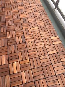 Viet Wood Tuiles de terrasse à emboîtement en bois d'acacia Design contemporain pour revêtement de sol intérieur et extérieur Produit de terrasse de qualité supérieure - Product Image 6