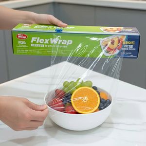 Envoltura de alimentos de plástico personalizada, película adhesiva de PVC, envoltura de cubierta fresca, embalaje de grado alimenticio, rollo de película de plástico, fabricante al por mayor - Product Image 5