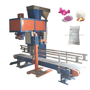 Machine de remplissage d'ensachage semi-automatique TBM-SS00-A-V | Farine de maïs Tapioca Amidon Ligne de conditionnement de farine de maïs 20kg 25kg 40kg 50kg - Product Image 1