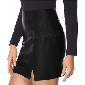 Jupes en cuir tendance pour femmes pour la fête Jupes en cuir courtes pour femmes Jupes en cuir modestes pour femmes - Product Image 5