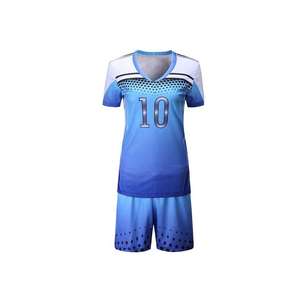 Maillots de volley-ball personnalisés pour femmes, uniformes de haute qualité, 100% polyester, couleur personnalisée, logo, poids du tissu 240g, vente chaude unique - Product Image 2