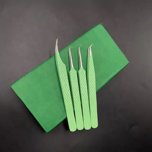 Pinzas de extensión de pestañas recién llegadas al por mayor para extensiones de pestañas pinzas de extensión de pestañas de acero inoxidable alto - Product Image 4