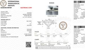 เพชรธรรมชาติทรงหลวมได้รับการรับรองจาก Gia สีขาว VS1มีความคมชัด0.86กะรัตจากอินเดีย - Product Image 2