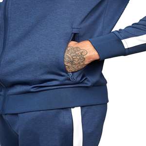 Sudadera con capucha y cremallera de manga larga para hombre, conjunto de chándal informal, cómodo y respetuoso con el medio ambiente - Product Image 3