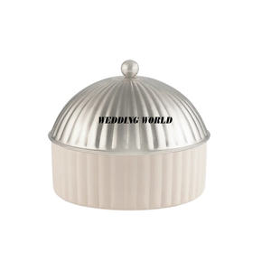 Réchaud à nourriture en métal finition noir mat pour les mariages au Koweït, au Qatar et en Arabie Saoudite, dernier design, luxe, nouveau, élégant, réchaud en métal - Product Image 6