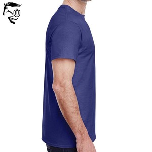 2025 camisetas de cobalto personalizadas Unisex, camisetas de verano transpirables de algodón suave, ropa de calle informal OEM, diseño en blanco de talla grande - Product Image 5