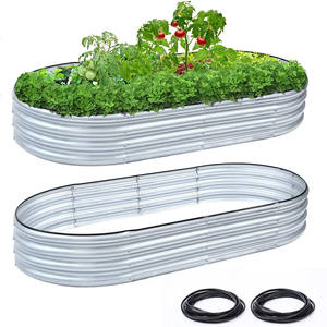 OEM ODM Metal Raised Square Garden Bed Flower <b>Pot</b> Galvanized Steel Kit Outdoor Gardening Equipments Wholesaler Supplies Factory - Product Image 5