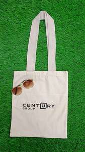 Bolsa de compras de lona pesada, bolsas de compras de tela de algodón reciclable de Color Natural, Impresión de logotipo, exposiciones de supermercado - Product Image 6