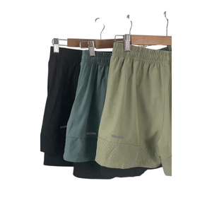 Pantalones cortos deportivos talla estadounidense logotipo personalizado secado rápido entrenamiento atlético correr ligero hombres Beath Wear deportes gimnasio pantalones cortos con bolsillos - Product Image 2