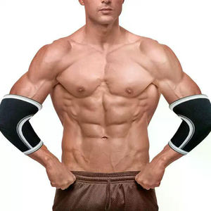 Wholesale High Elastic <b>Compression</b> Elbow Brace <b>Arm</b> <b>Sleeves</b> Protective Elbow Support <b>Sleeve</b> With Custom Logo - Product Image 2