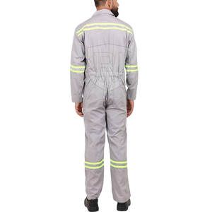 ชุดคลุมทำงานผู้ชายแบบสะท้อนแสงคุณภาพดีเยี่ยมสั่งทำพิเศษ ผ้าฝ้าย/โพลีเอสเตอร์ ดีไซน์ใหม่ ระบายอากาศได้ดี - Product Image 2