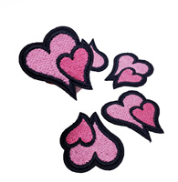Patch brodé personnalisé jaune motif visage souriant, thermocollant, vente en gros, fabricant en vrac
