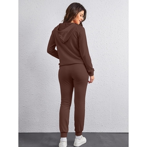 Survêtement facile à porter, vêtements de jogging pour femmes, meilleure qualité, collection hiver, survêtement décontracté deux pièces. - Product Image 6
