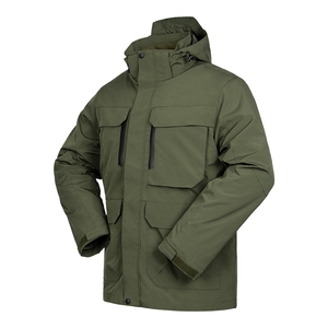 Chaqueta Impermeable con Calefacción para Hombre, Chaqueta de Invierno Acolchada con Capucha, Cortavientos, para Senderismo y Camping - Product Image 2